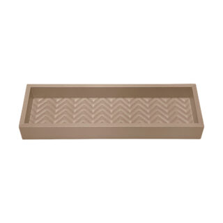 Riviere Febe Long Rectangular Herringbone Valet Tray | Kneen & Co