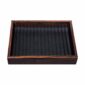 Riviere Febe Rectangular Ebony Lines Valet Tray | Kneen & Co