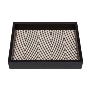 Riviere Febe Rectangular Waxed Cotton Valet Tray | Kneen & Co