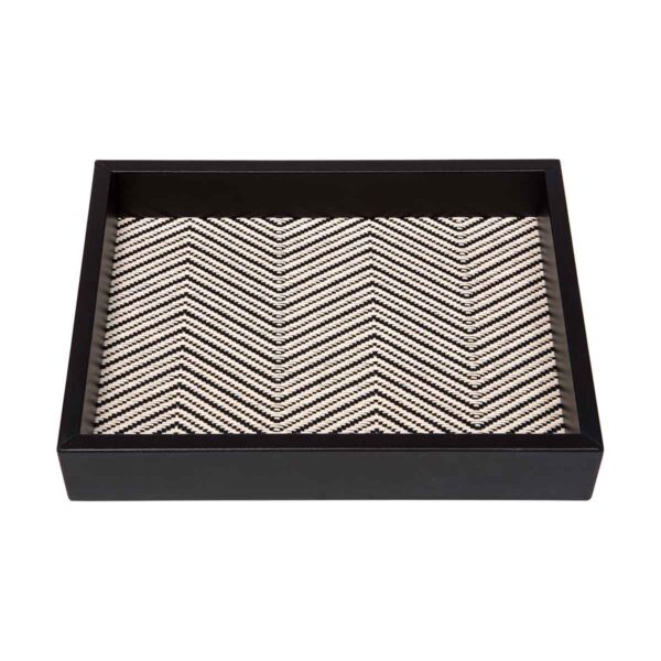 Riviere Febe Rectangular Waxed Cotton Valet Tray | Kneen & Co