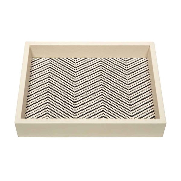 Riviere Febe Rectangular Waxed Cotton Valet Tray | Kneen & Co