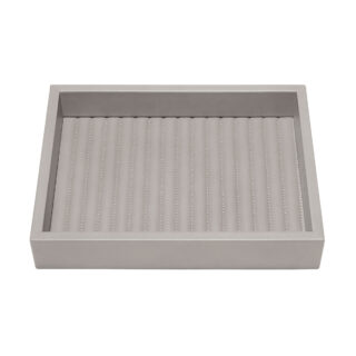 Riviere Febe Rectangular Lines Valet Tray | Kneen & Co