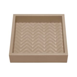 Riviere Febe Large Square Herringbone Valet Tray | Kneen & Co
