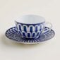 Hermès Bleus D’Ailleurs Teacup and Saucer | Kneen & Co
