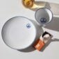 Royal Copenhagen Blueline Dinnerware set on table | Kneen & Co