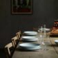 Royal Copenhagen Blueline Dinnerware set on table | Kneen & Co