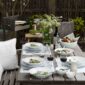 Royal Copenhagen White Fluted Dinnerware set on table | Kneen & Co