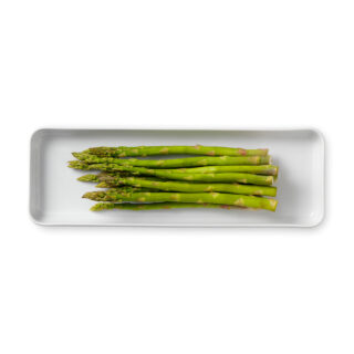 Royal Copenhagen White Fluted Snack Dish shown on table | Kneen & Co
