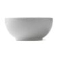 Royal Copenhagen White Fluted Cereal Bowl shown on table | Kneen & Co
