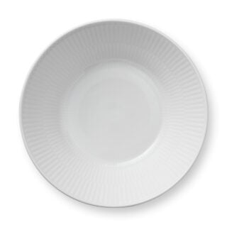 Royal Copenhagen White Fluted Deep Bowl | Kneen & Co