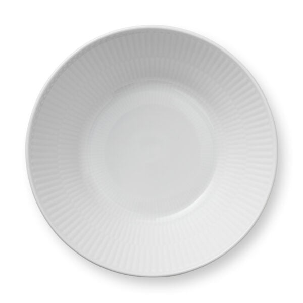 RoyalCopenhagen-1016939-WHITE-FLUTED-PLATE-DEEP-17CM-02-1200x1200-100KB Royal Copenhagen White Fluted Deep Bowl | Kneen & Co