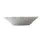 Royal Copenhagen White Fluted Wide Rim Bowl shown on table | Kneen & Co