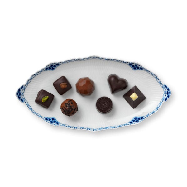 Royal Copenhagen Princess Small Oval Dish shown on table | Kneen & Co