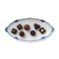Royal Copenhagen Princess Small Oval Dish shown on table | Kneen & Co