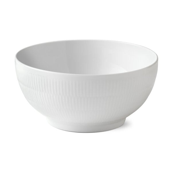 RoyalCopenhagen-1017399-WHITE-FLUTED-BOWL-310CL-01-1200x1200-100KB Royal Copenhagen White Fluted Serving Bowl | Kneen & Co