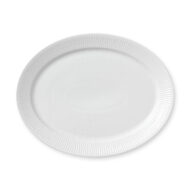 Royal Copenhagen White Fluted Oval Serving Dish