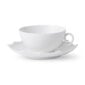Royal Copenhagen White Fluted Full Lace Cup and Saucer | Kneen & Co