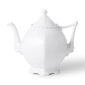 Royal Copenhagen White Fluted Full Lace Teapot | Kneen & Co