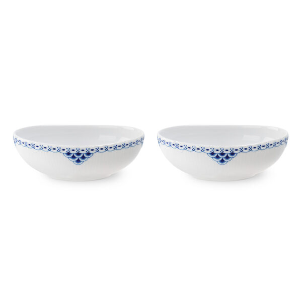 RoyalCopenhagen-1058876-Prinsess-Oval-Bowl-37cl-1200x1200-100KB Royal Copenhagen Princess Oval Side Bowl – Set of 2 | Kneen & Co