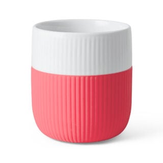 Royal Copenhagen Fluted Contrast Hibiscus Mug | Kneen & Co