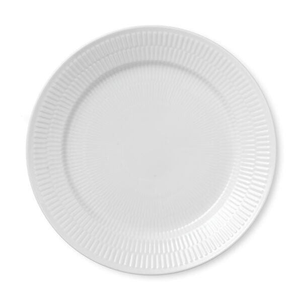 RoyalCopenhagen-1072676-White-Fluted-Plate-25cm-1200x1200-100KB Royal Copenhagen White Fluted Salad Plate | Kneen & Co