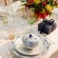 Royal Copenhagen Princess Dinnerware set on table | Kneen & Co