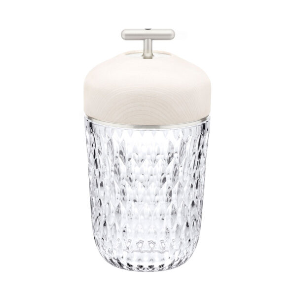 STLOUIS-1503G200-Folia-PortableLamp-whiteWood-anodizedAluminum-SLVRcolor-Diving-1200x1200-100KB (1) Saint-Louis Folia Portable Lamp White Wood and Crystal | Kneen & Co