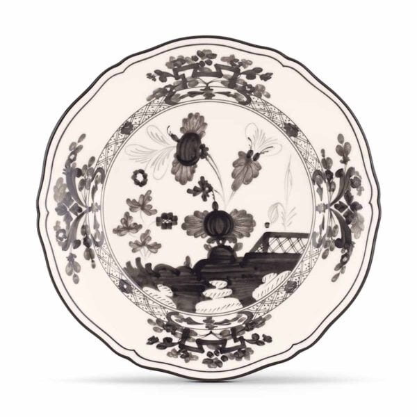 Ginori 1735 Oriente Italiano Albus Flat Dessert Plate | Kneen & Co