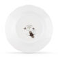 Ginori 1735 Oriente Italiano Albus Flat Dessert Plate back | Kneen & Co
