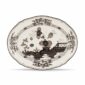 Ginori 1735 Oriente Italiano Oval Flat Platter in Albus | Kneen & Co