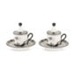Ginori 1735 Oriente Italiano Albus Coffee Cup – Set of 2 | Kneen & Co