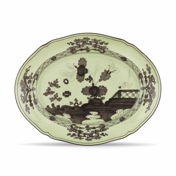 Ginori 1735 Oriente Italiano Bario Oval Platter | Kneen & Co