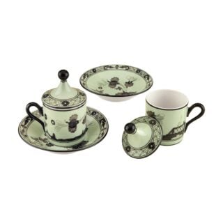 Ginori 1735 Oriente Italiano Bario Coffee Cup – Set of 2 | Kneen & Co