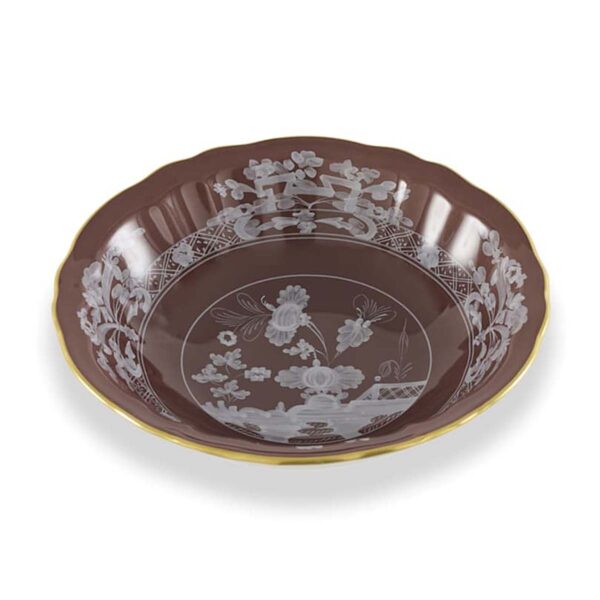 Ginori 1735 Oriente Italiano Castagna Small Bowl | Kneen & Co
