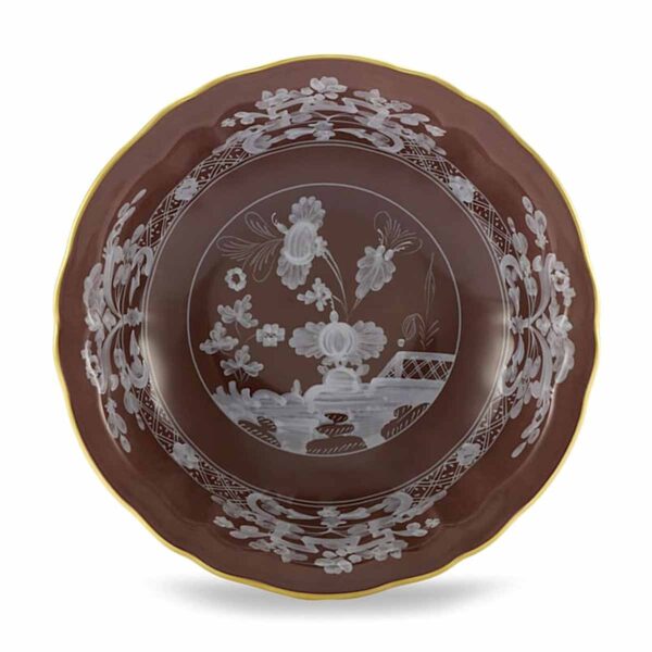 Ginori 1735 Oriente Italiano Castagna Small Bowl | Kneen & Co