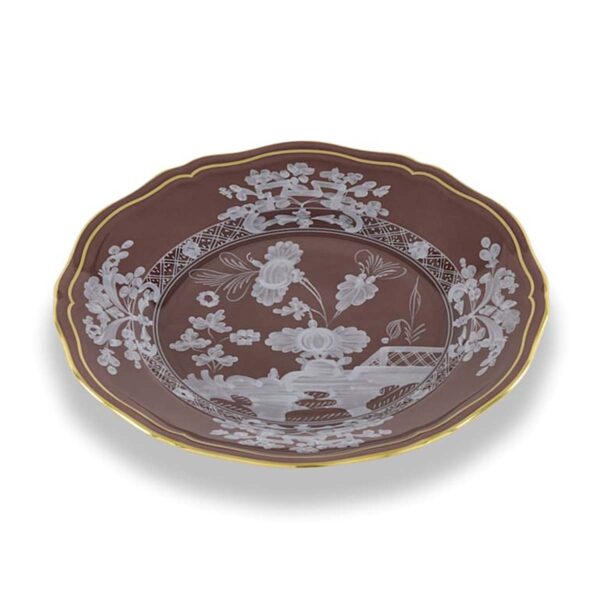 Ginori 1735 Oriente Italiano Castagna Bread Plate | Kneen & Co