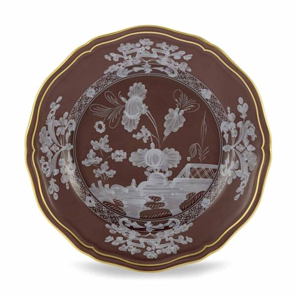Ginori 1735 Oriente Italiano Castagna Bread Plate | Kneen & Co