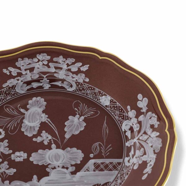 Ginori 1735 Oriente Italiano Castagna Bread Plate | Kneen & Co
