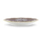 Ginori 1735 Oriente Italiano Castagna Bread Plate shown on table | Kneen & Co