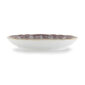 Ginori 1735 Oriente Italiano Castagna Coffee Saucer shown on table | Kneen & Co