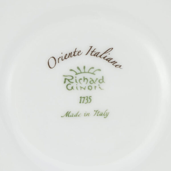 Ginori 1735 Oriente Italiano Castagna Coffee Saucer | Kneen & Co