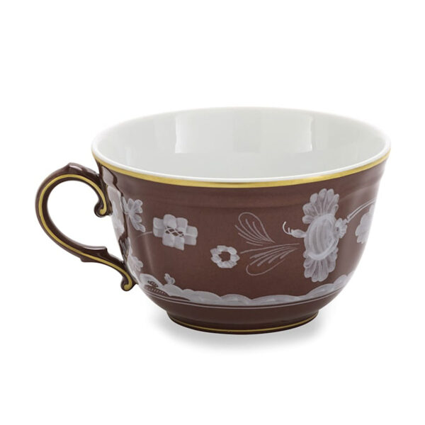 Ginori 1735 Oriente Italiano Castagna Tea Cup | Kneen & Co