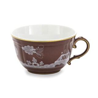 Ginori 1735 Oriente Italiano Castagna Tea Cup | Kneen & Co