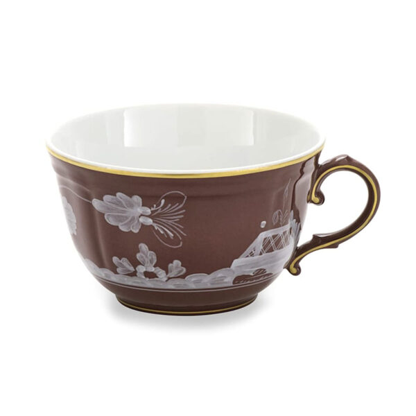 Ginori 1735 Oriente Italiano Castagna Tea Cup | Kneen & Co