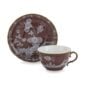 Ginori 1735 Oriente Italiano Castagna Tea Cup with Saucer | Kneen & Co