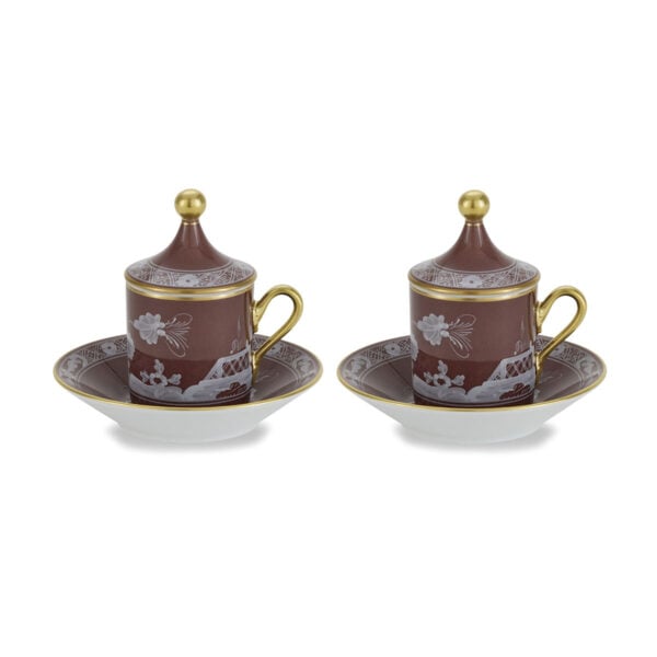 GINORI-OrienteItal-CASTAGNA-004RG00-FX9176LXG00135800-1200x1200-100KB Ginori 1735 Oriente Italiano Castagna Coffee Cup – Set of 2 | Kneen & Co