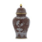 Ginori 1735 Oriente Italiano Castagna Large Potiche Vase | Kneen & Co