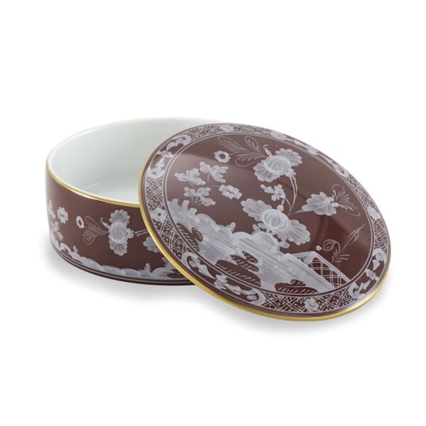 Ginori 1735 Oriente Italiano Castagna Trinket Box | Kneen & Co