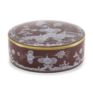 Ginori 1735 Oriente Italiano Castagna Trinket Box | Kneen & Co