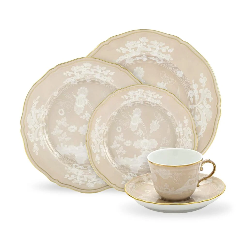 Ginori 1735 Oriente Italiano Meringa Dinnerware - Kneen & Co